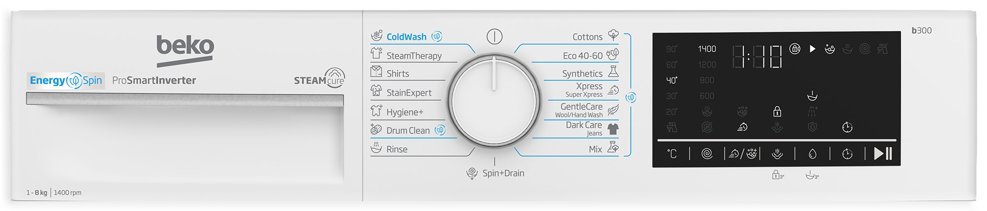 BEKO B3WFU48415WW ES pralni stroj